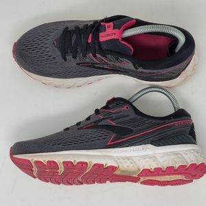 Brooks Adrenaline GTS 19 Running Shoes 1202841B069 Black Gray size 7.5 Womens
